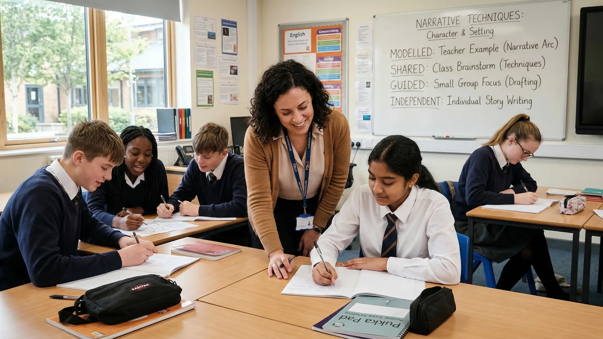 Modelled, Shared, Guided, and Independent Writing: A Teacher's Guide: practical strategies for teachers