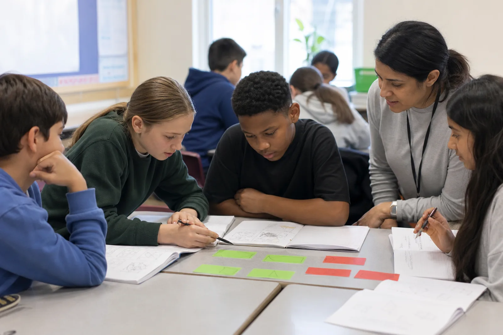 Learners revise strategy choices after feedback rather than simply trying harder.