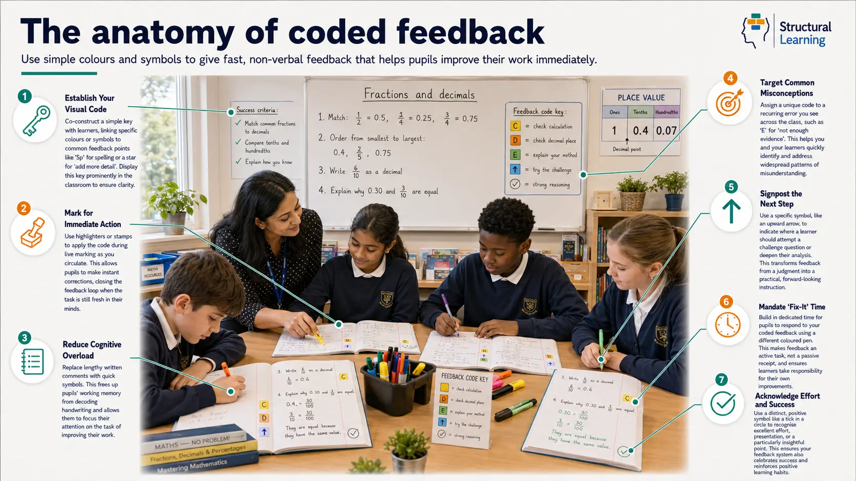 Anatomy of Coded Feedback — visual classroom guide