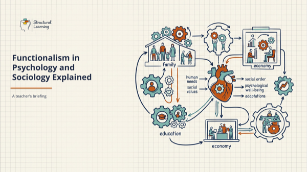 Functionalism in Psychology and Sociology Explained, slide preview