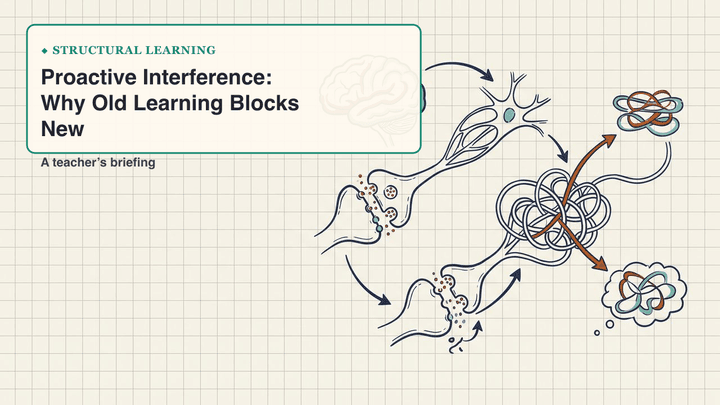 Proactive Interference: Why Old Learning Blocks New — slide preview