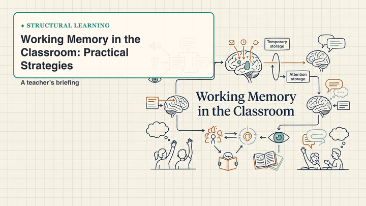 Working Memory in the Classroom: Practical Strategies — slide preview