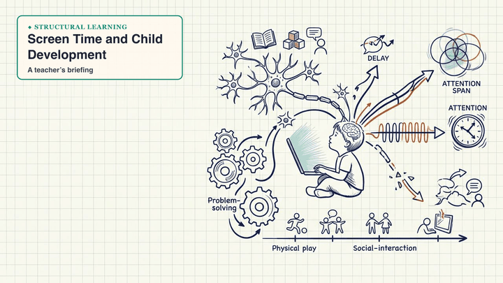 Screen Time and Child Development — slide preview