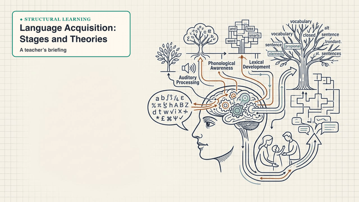 Language Acquisition: Stages and Theories — slide preview