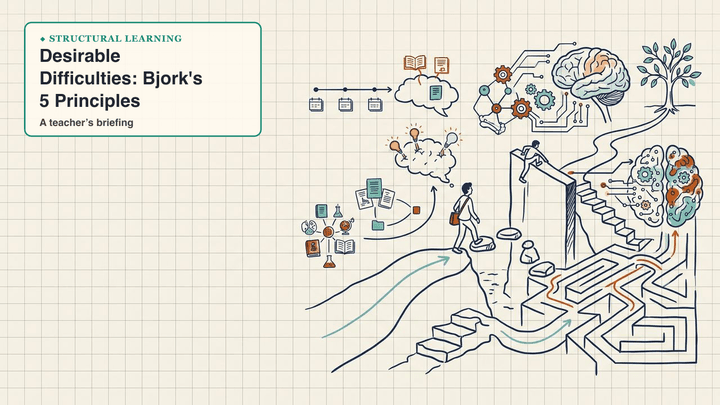 Desirable Difficulties: Bjork's 5 Principles — slide preview