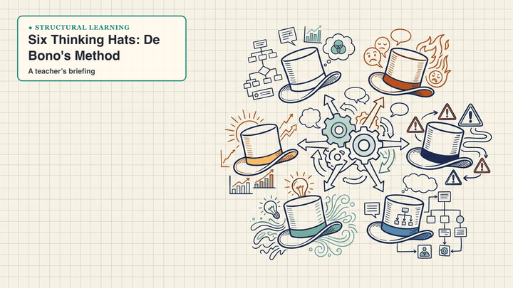 Six Thinking Hats: De Bono's Method — slide preview