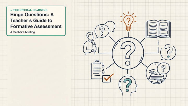 Hinge Questions: A Teacher’s Guide to Formative Assessment — slide preview