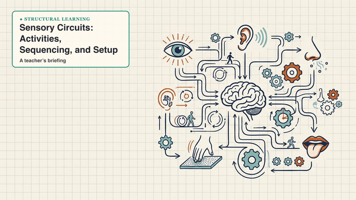 Sensory Circuits: Activities, Sequencing, and Setup Guide — slide preview
