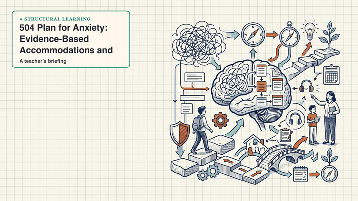 504 Plan for Anxiety: Evidence-Based Accommodations and — slide preview