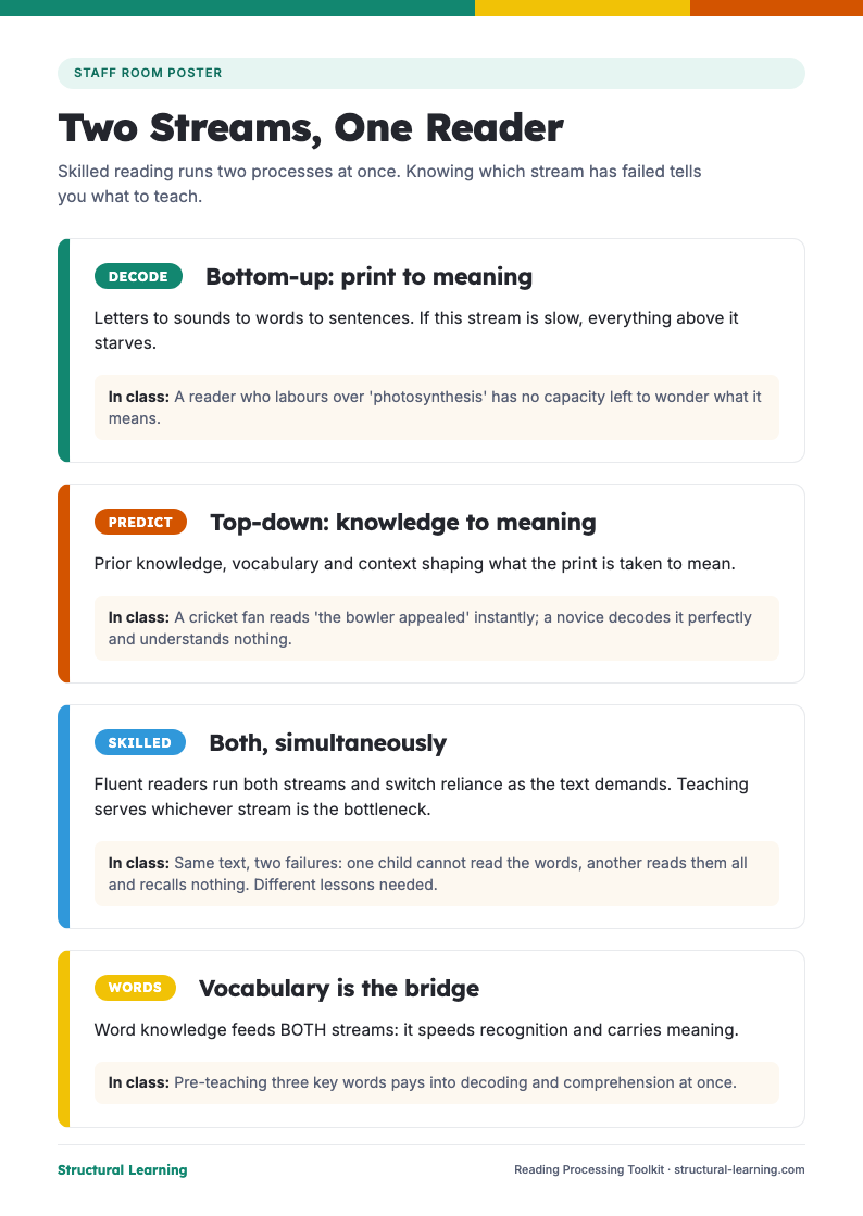 First page of the Reading Processing Toolkit PDF