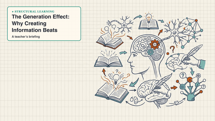 The Generation Effect: Why Creating Information Beats — slide preview