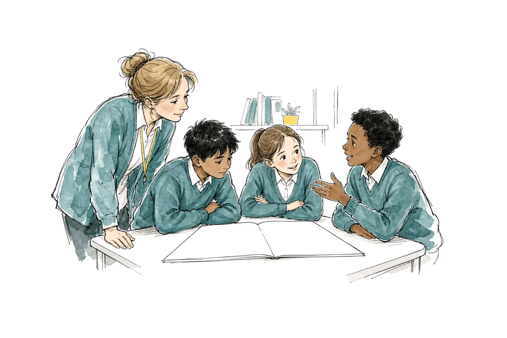 Dialogic talk in the genre writing cycle