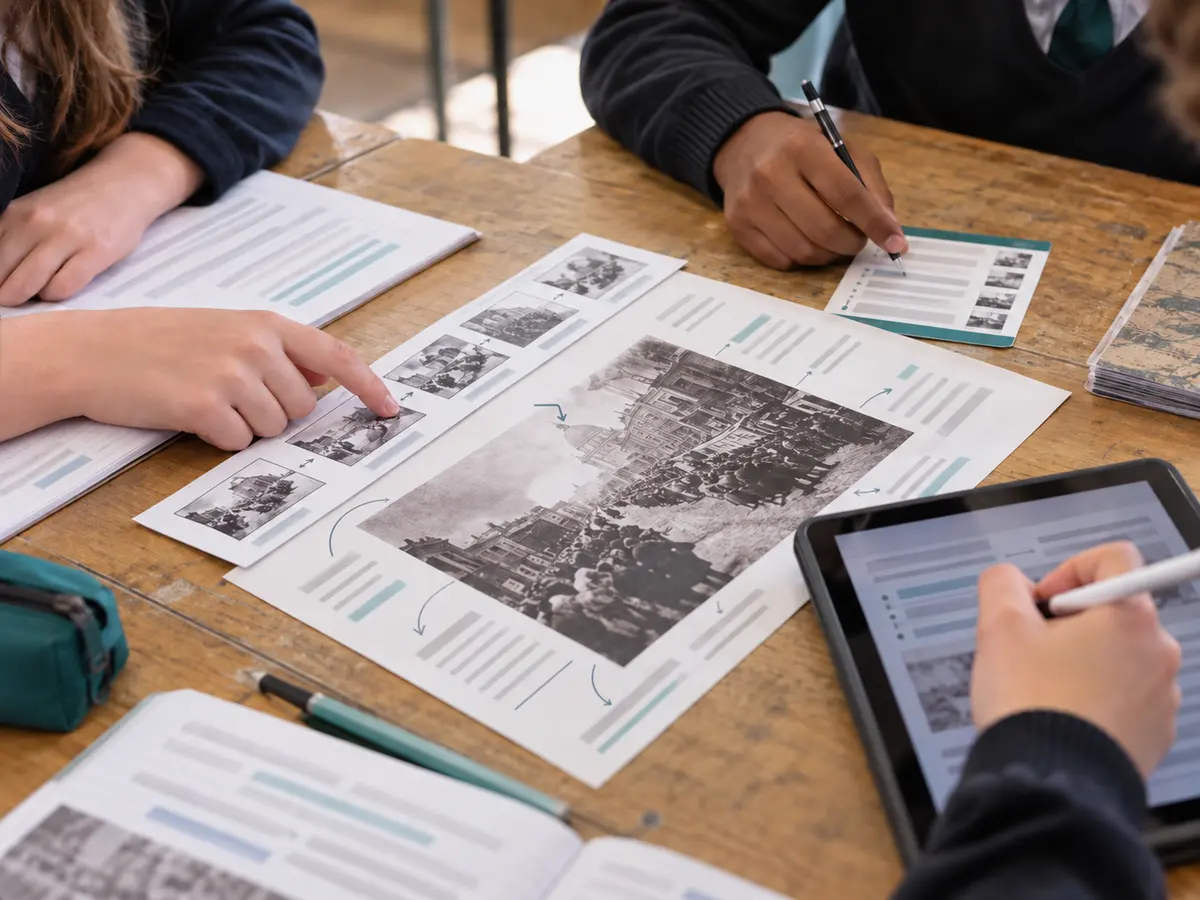 Learners using spoken, written and visual response options during the same classroom task