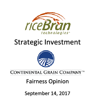 RiceBran Technologies