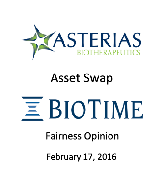 Asterias Biotherapeutics, Inc.
