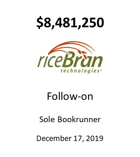 RiceBran Technologies 