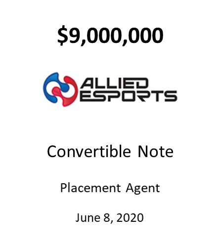 Allied Esports Entertainment Inc.