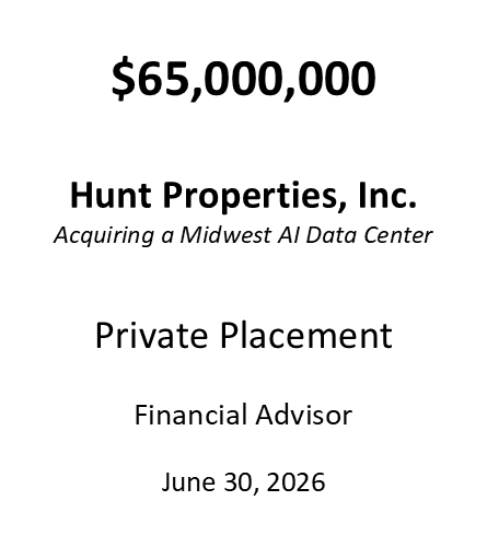Hunt Properties, Inc. 