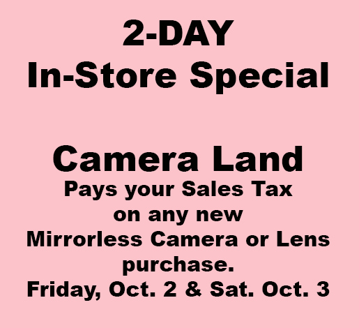 Magnificent Mirrorless Event 10/2