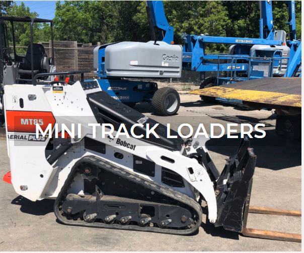 Mini track loader rentals and sales from Aerial Plus