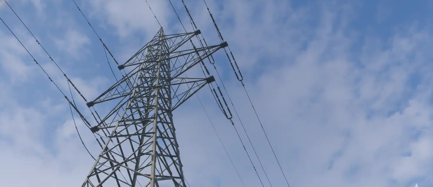 power lines for power and utilities business