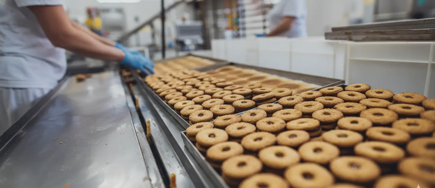 Food processing production line image