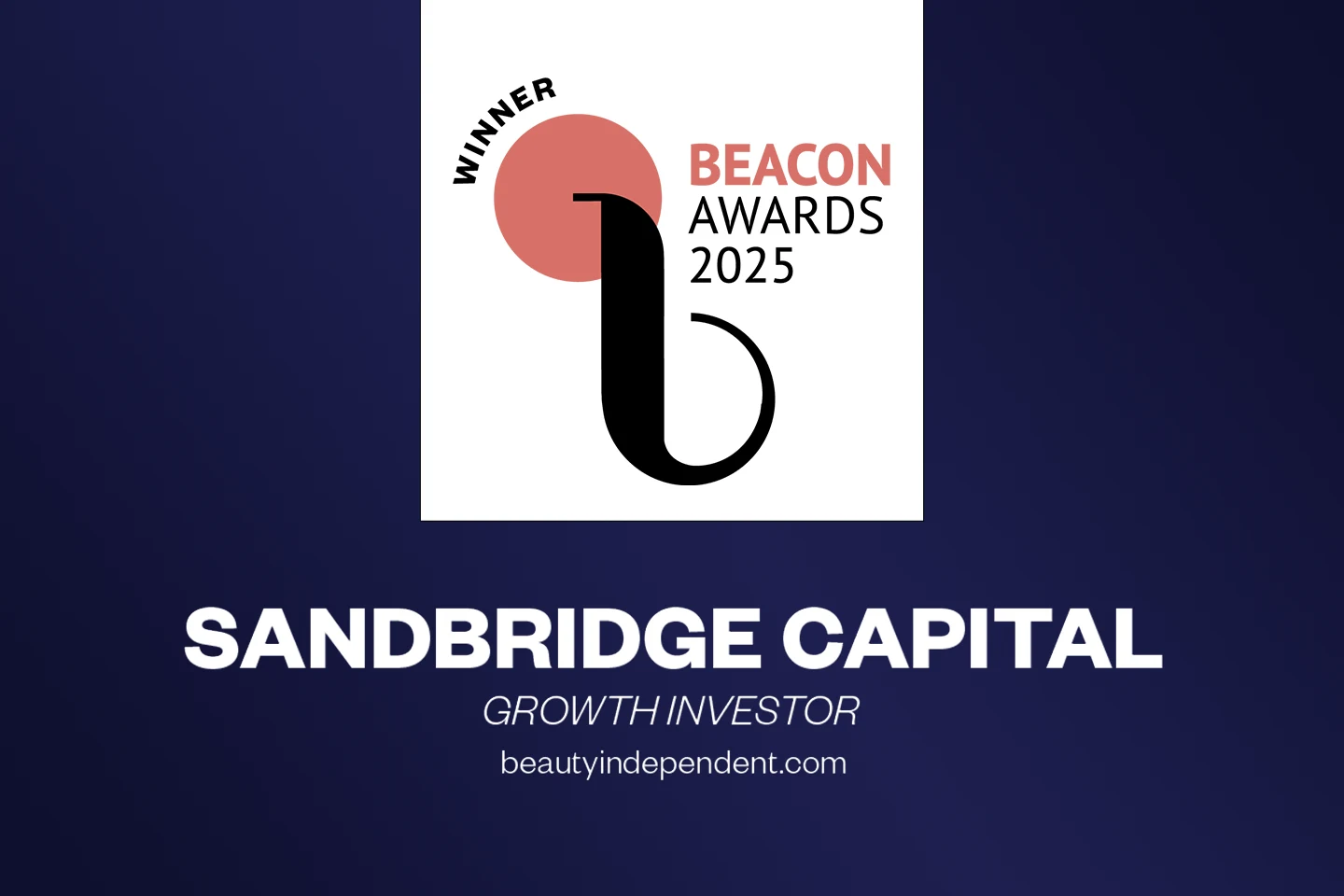 Sandbridge Capital Named Winner at the 2025 Beacon Awards