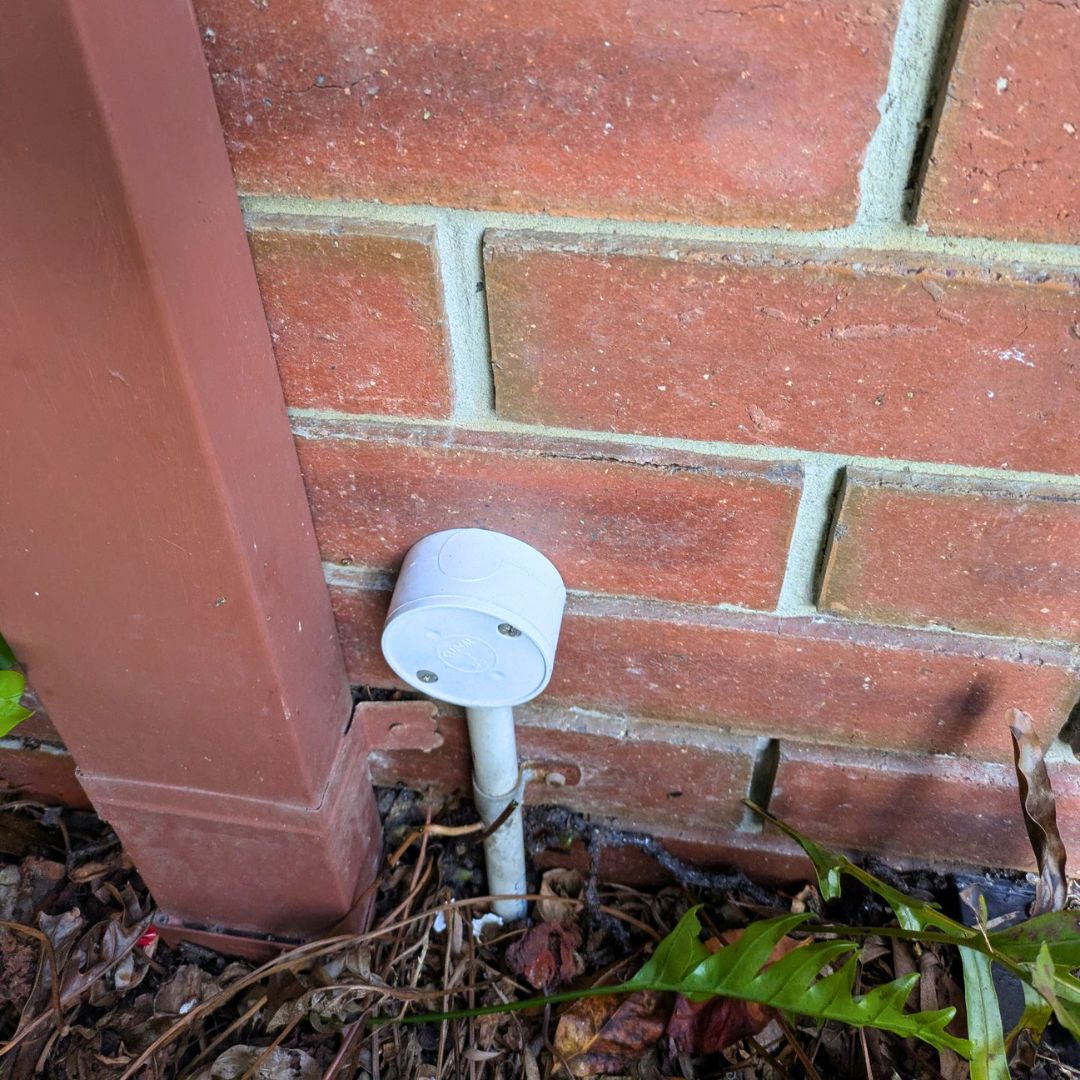 A junction box used to disconnect an electrical fault