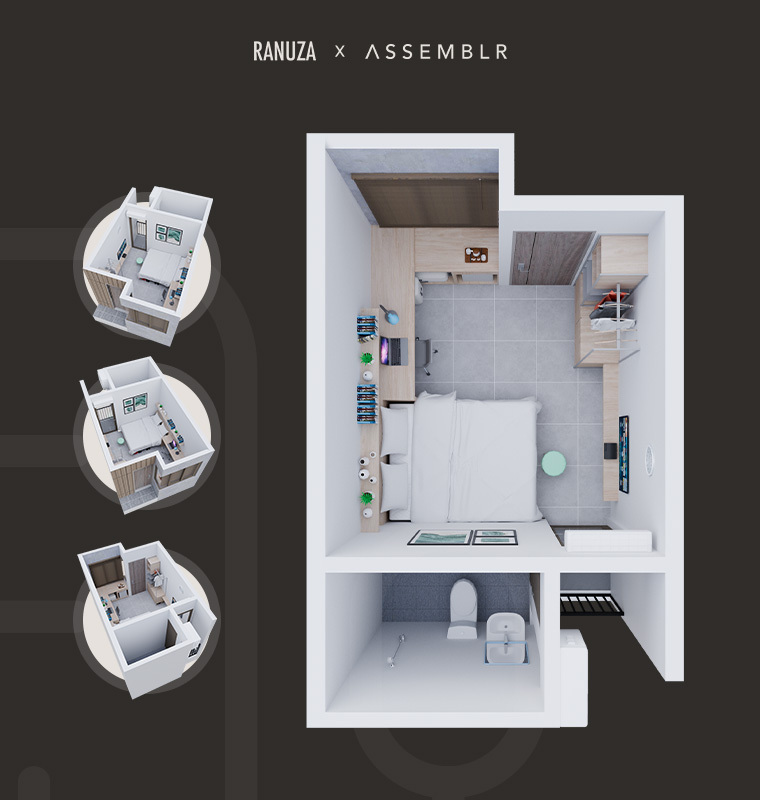 Immersive Property Marketing: AR for Ranuza’s Co-Living Spaces 
