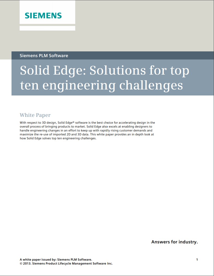 Top 10 Engineering Problems White Paper