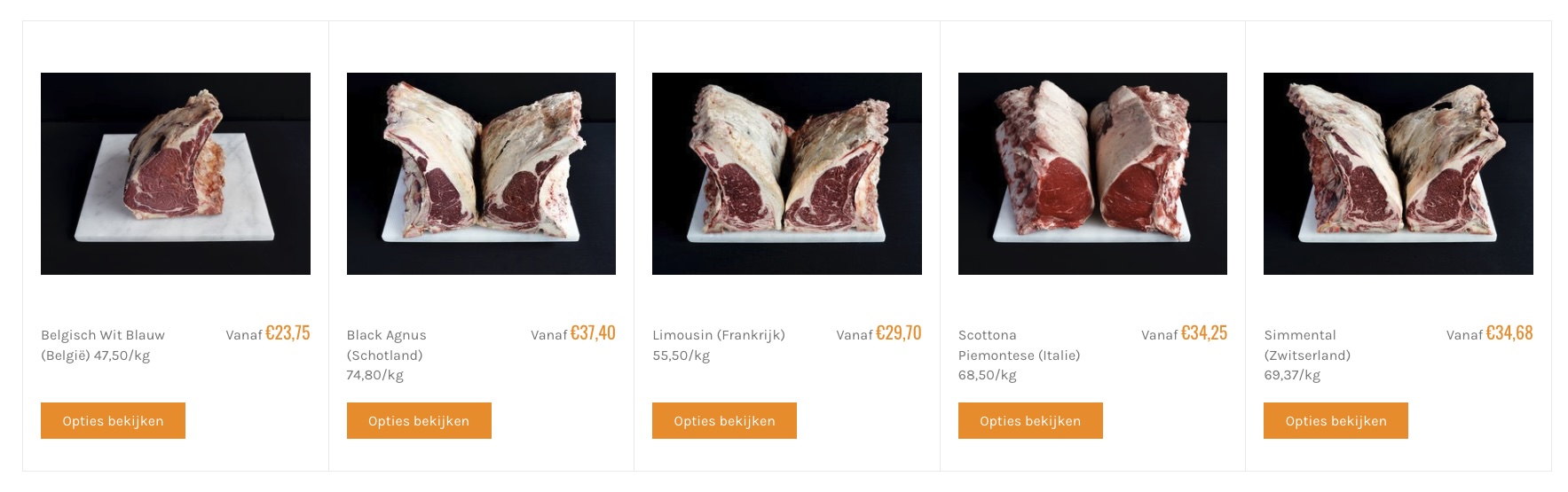 Ontdek ons aanbod DRY AGED Vlees in Merksem