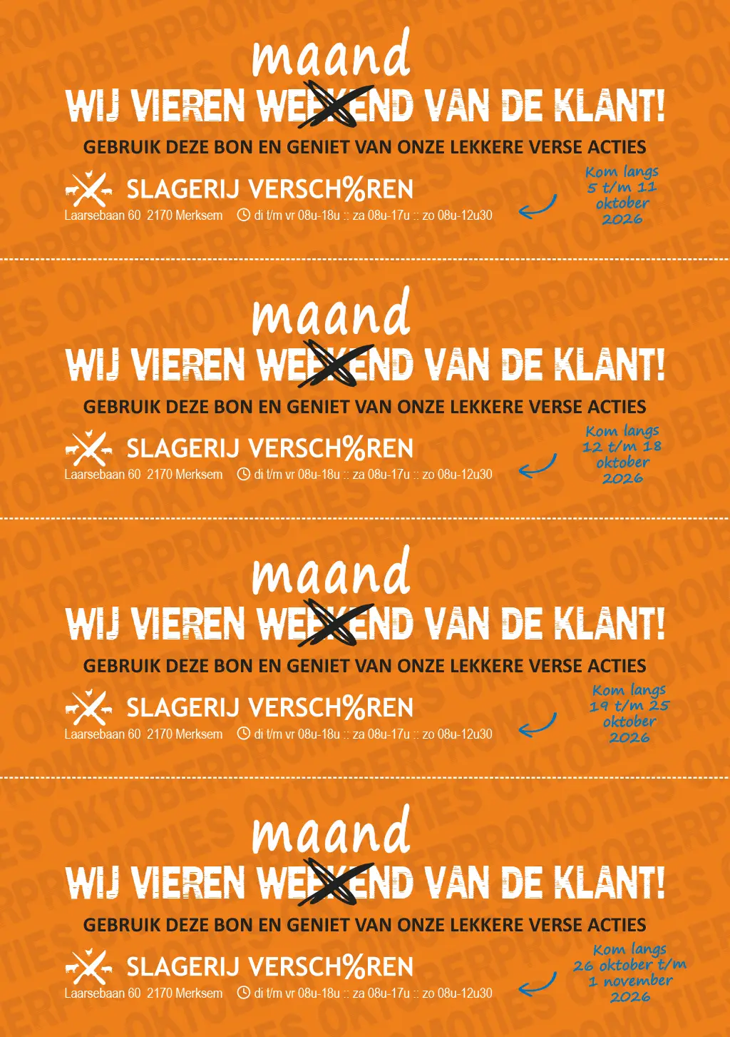 Uw warme bakker en slager onder één dak