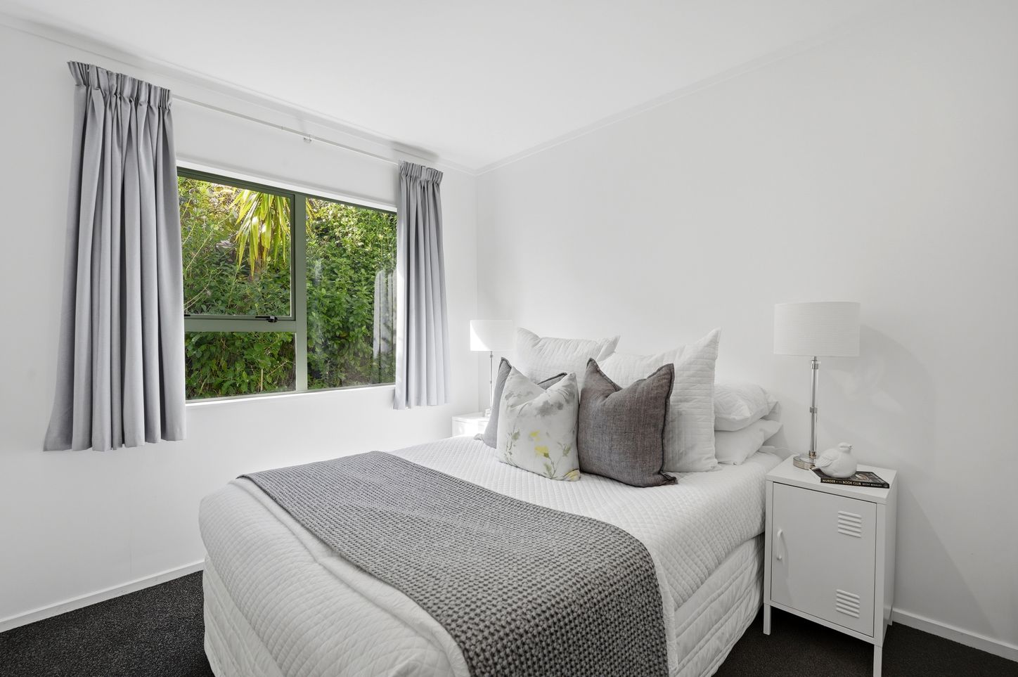 Knott Road, Stanmore Bay - bedroom with garden view