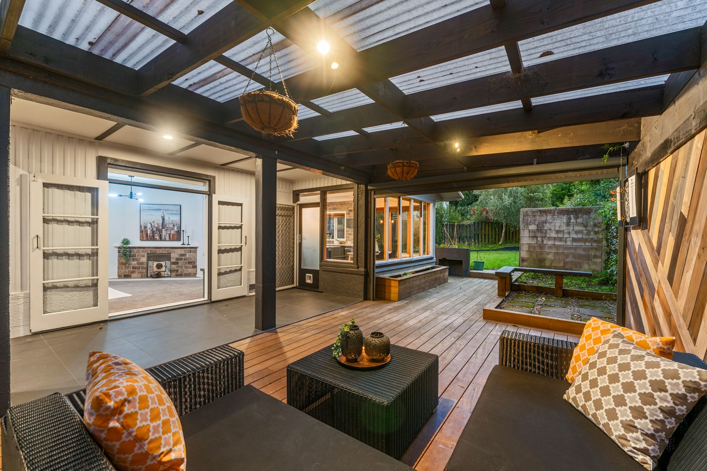 Forest Hill Road - outdoor covered patio with pergola