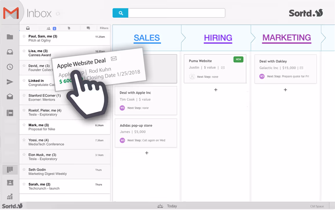 Sortd ‍- Rated #1 App for Gmail-based Teams