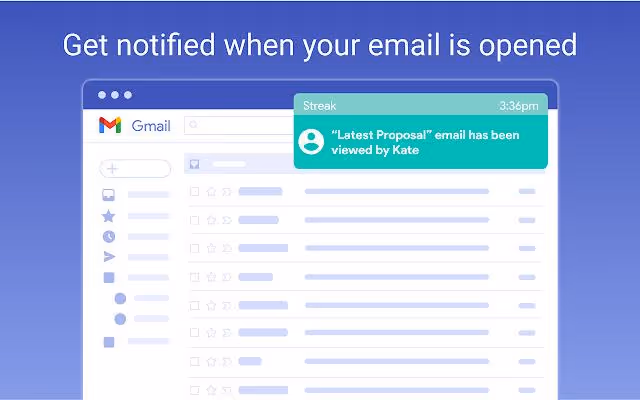 Streak view tracking for Gmail