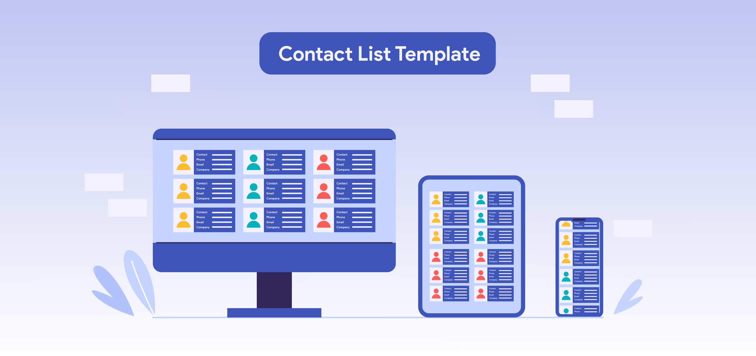 5 different contact list templates (with free downloads!)