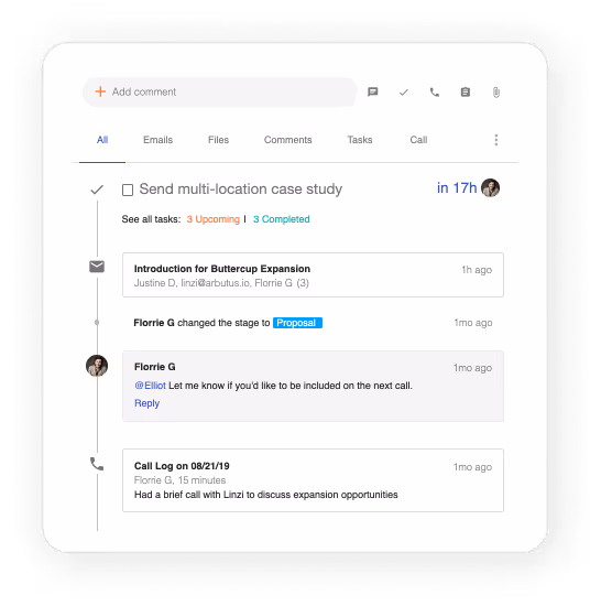  Screenshot of a Streak task management interface showing completed tasks, updates, and communication between team members about project progress and meetings.