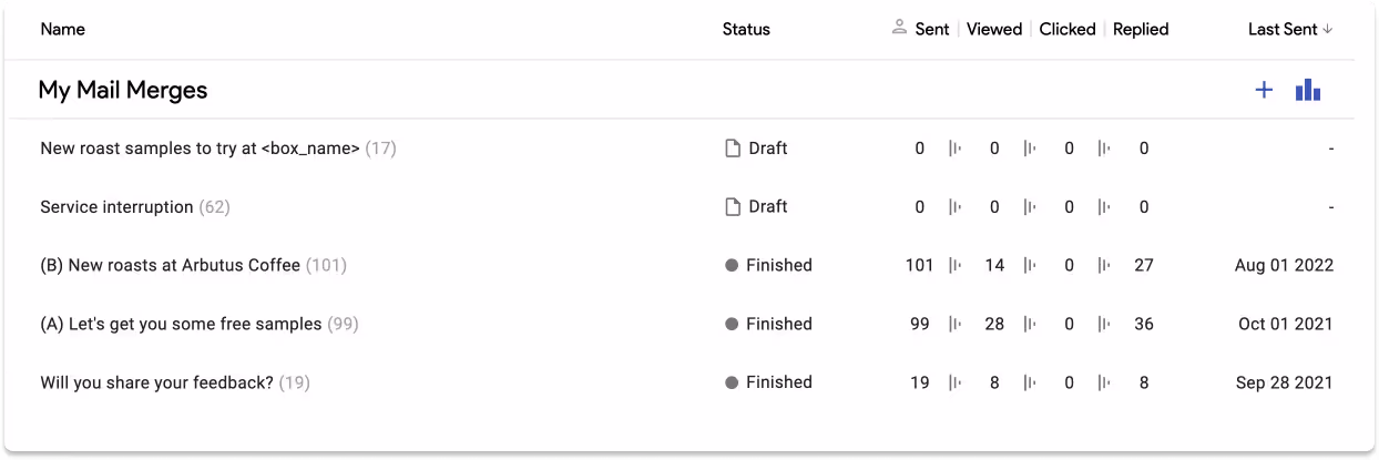 Streak multi-send solution inside Gmail