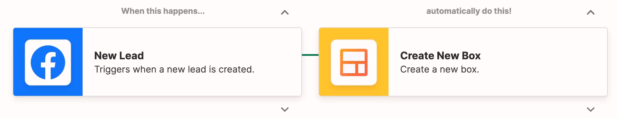 An example of automated workflow in Streak with triggerpoints