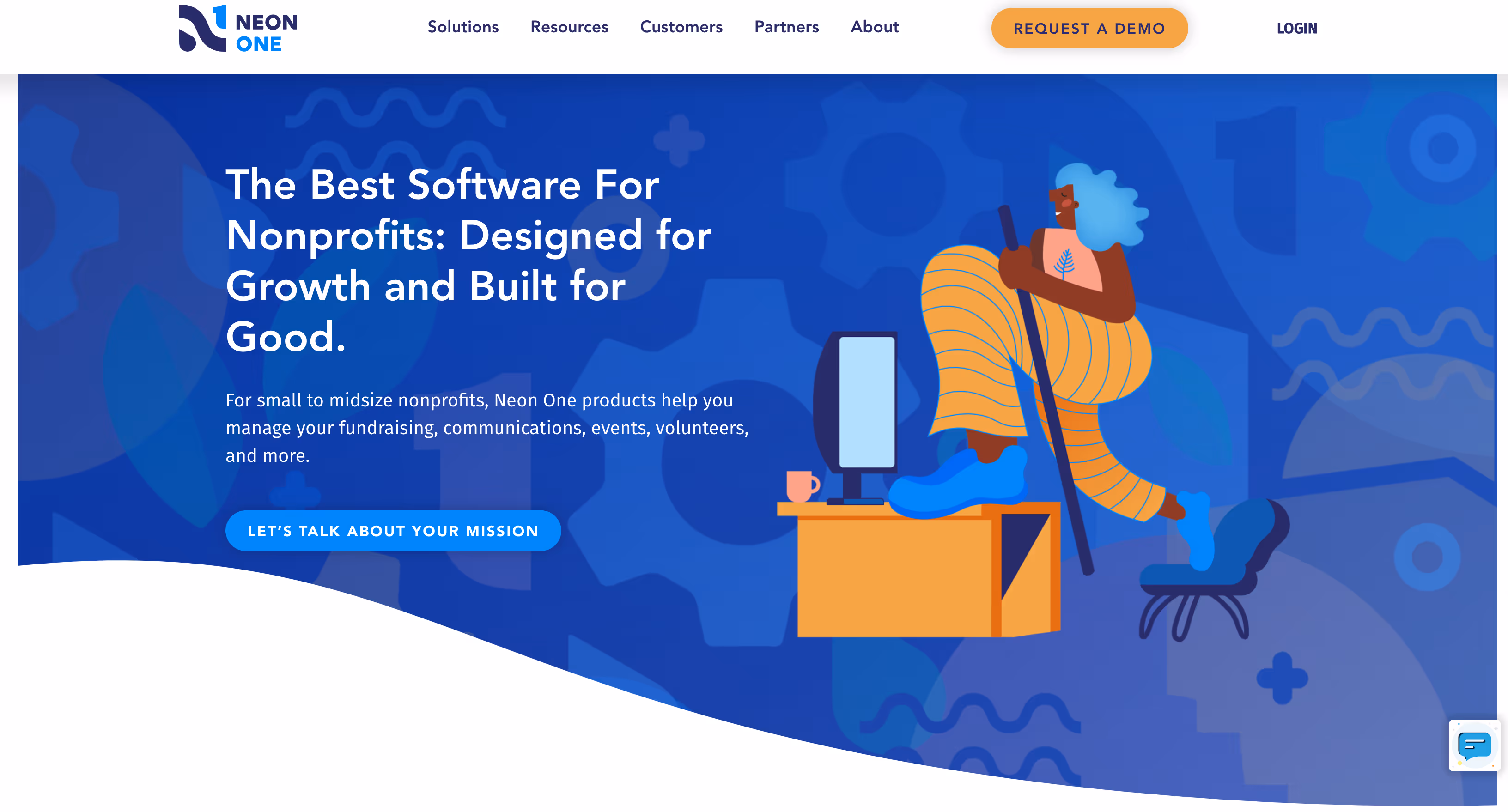 Neon One homepage