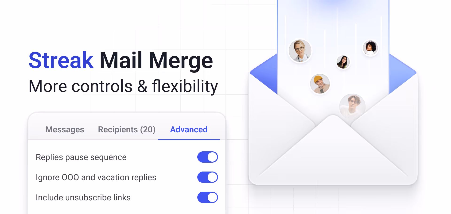 New Mail Merge features for onboarding, updates, and marketing emails