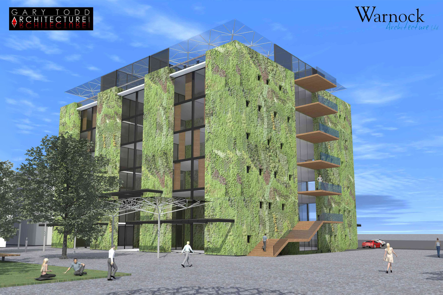 Cathedral Square Regeneration Concept by Gary Todd Architecture.