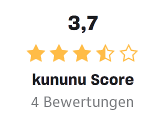 Auf kununu wurden wir mit 3,7 von 5 Sternen bewertet. Von 4 Bewertungen 