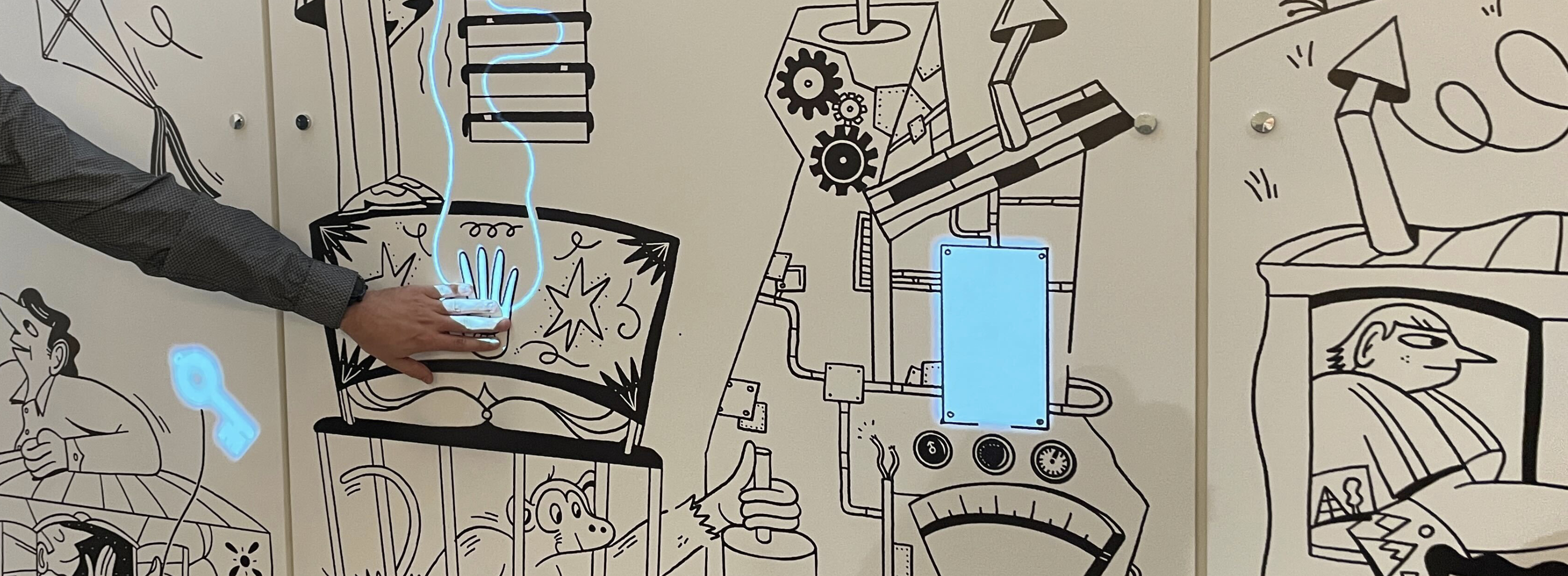 Électrique !, dispositifs interactifs et ludiques