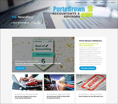 Porte Brown Weekly Newsletter