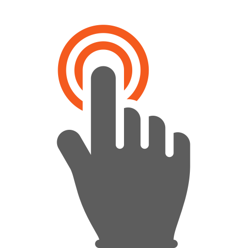 finger click icon