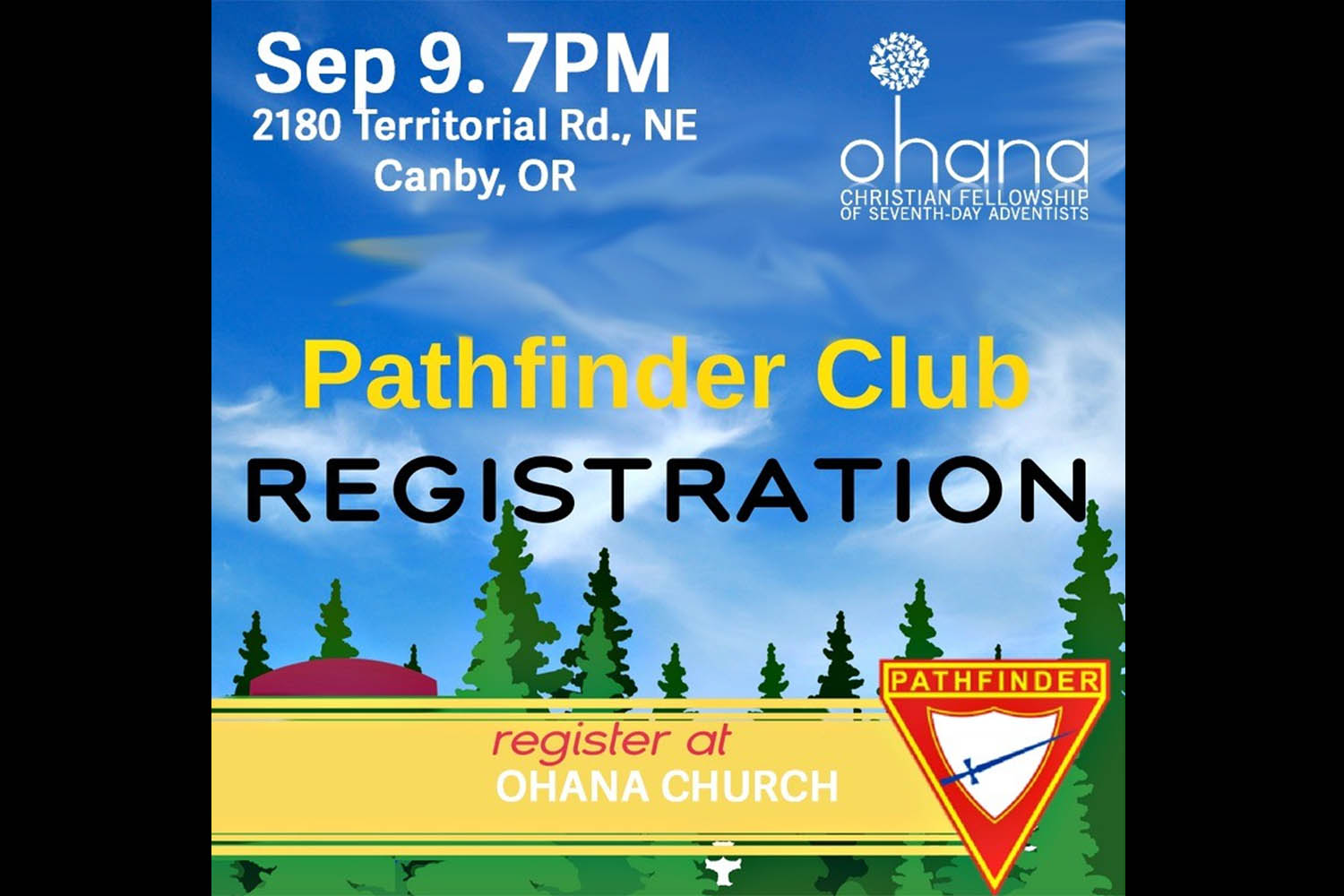 Pathfinder Registration at Ohana Church