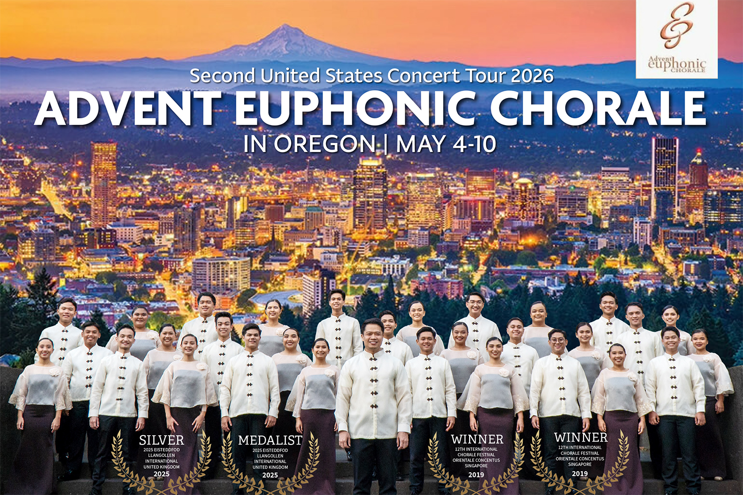 Advent Euphonic Chorale – Oregon Tour