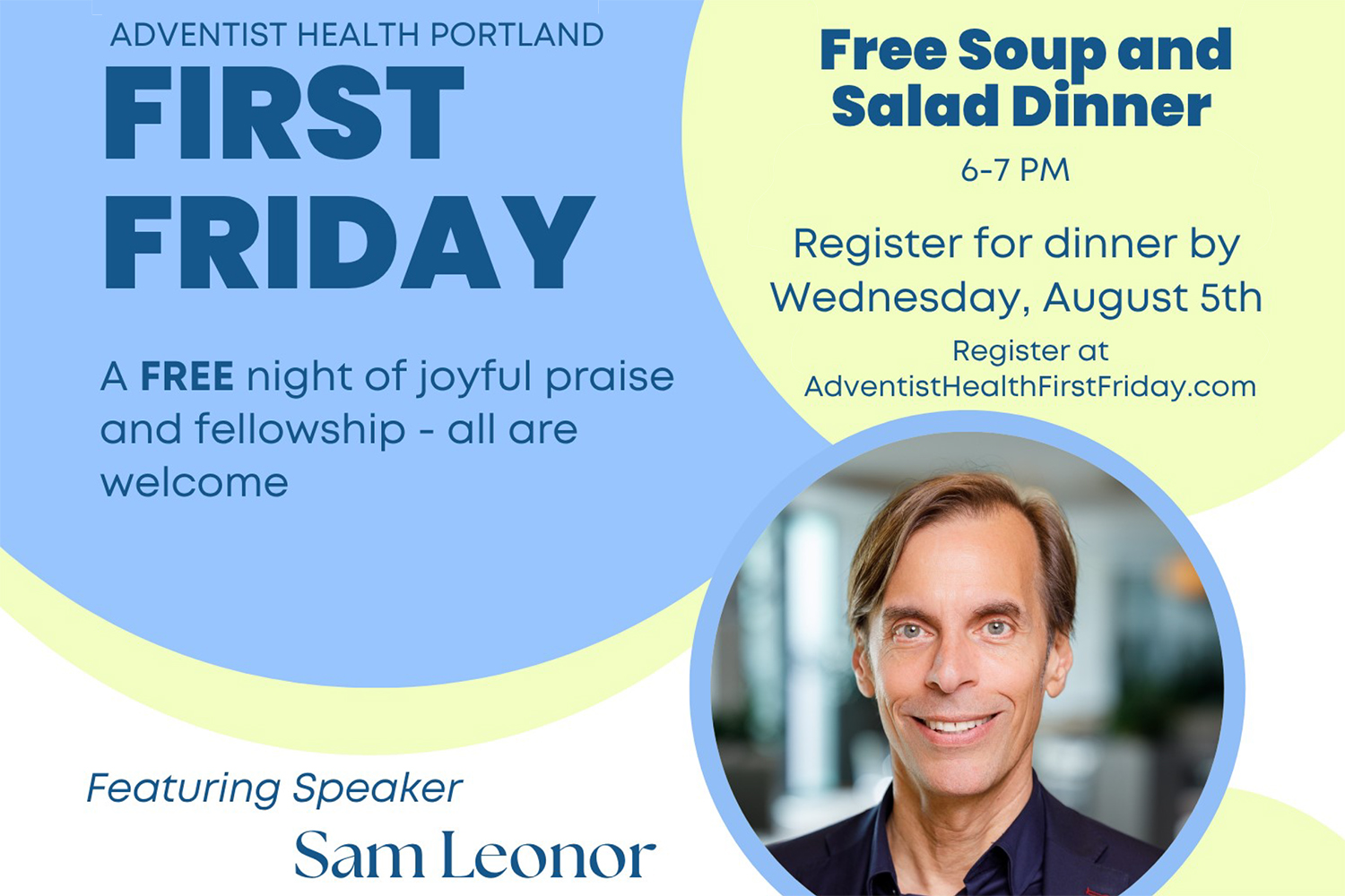 Adventist Health First Friday: August 2026